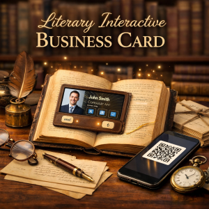 Literary Interactive Business Card